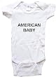 AMERICAN BABY - USA BABY - Country Series - White, Blue or Pink Onesie / Baby T-shirt