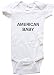 AMERICAN BABY - USA BABY - Country Series - White, Blue or Pink Onesie / Baby T-shirt
