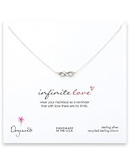Dogeared Infinite Love Necklace, Sterling Silver