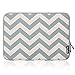 Runetz Sleeve for MacBook 12 inch Sleeve Neoprene Case with Accessory Pocket with Retina Display and fit Other Laptop up to 12 inch, Chevron Gray
