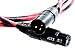 Better Cables Silver Serpent Anniversary Edition Red/Black Balanced XLR Audiophile Audio Cables (SINGLE CABLE) - High-End, High-Performance, Silver/Copper Hybrid, Low-Capacitance - 1.5 Feet