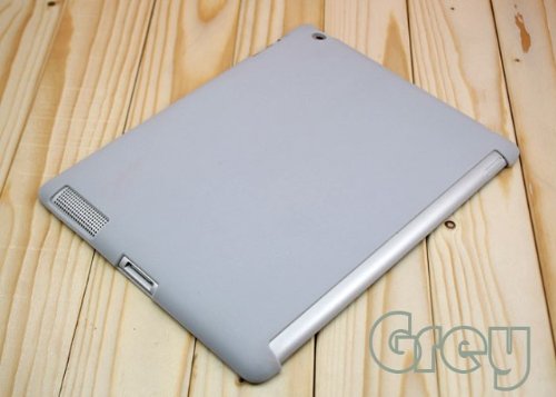 Smart Cover Compatible Companion Skin for Apple iPad 2 (Gray)
