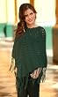 100% alpaca wool poncho, 'Moss Mysteries' 100% alpaca wool poncho, 'Moss Mysteries'