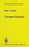 Univalent Functions: v. 259 (Grundlehren der mathematischen Wissenschaften)