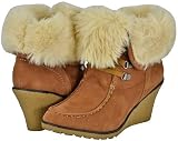 Bamboo Marlyn-03 Tan Women Ankle Boots
