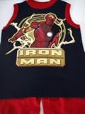 Marvel Iron Man 2 Piece Shirt & Short Set