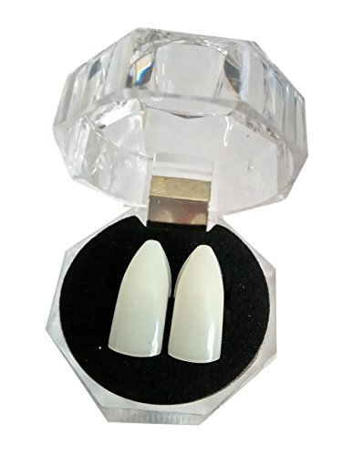 Vampire Dentures Fangs Round short Teeths Costume Accessory (without Glue)