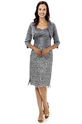 Satin Short Lace-Up Sleeveless Mother-of-the-Bride Dress/Prom Dress 