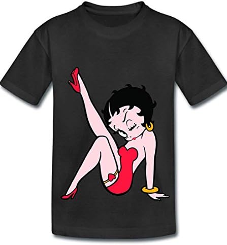 DesaulQ Kid Anime T Shirt for Girls (10-13 Yr) Betty Boop