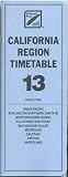 California Region Timetable 13; Pacific Time