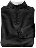 NEW Sport-Tek - 1/4 Zip Sport-Wick Fleece Black/Silver-M