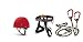 Sports : Salewa Klettersteigset "Via Ferrata G2 Toxo Rock Classic", rot