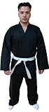 Single Weave Jiu Jitsu Kimono Black No Logo Size 4