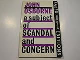 A subject of scandal and concern : a play for television