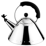 Alessi Stovetop Bird Kettle, Black  from Alessi