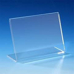 VITAdisplays� DIN A8 Preisaufsteller / Preisschild / Quer, Acryl, Transparent