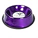 Platinum Pets Non-Tip Stainless Steel Dog Bowl, 10 Oz, Electric Purple, Small