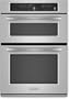 KitchenAid Architect Series II: KEMS308SSS 30'' Microwave Combination Wall Oven with 4.3 cu. ft. Oven Capacity, 900 Cooking Watts, & Even-Heat True Convection System: Stainless Steel