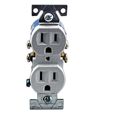 Decorator Duplex Wall Receptacle (Pack of 2)