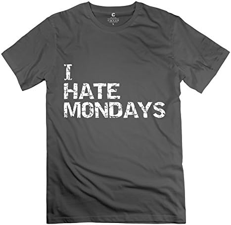 ZZY New Design Hate Monday Tee - Men's T Shirts DeepHeather Size XXL