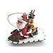 Beachcombers Christmas Ornament Santa Riding a Jet Ski with a Reindeer