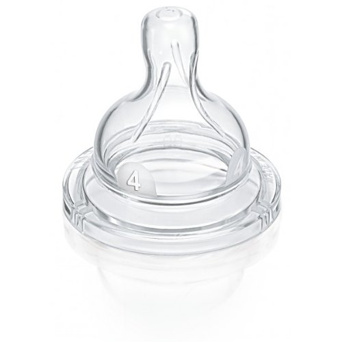 Philips Avent SCF634/27 - 2 x Vierloch-Sauger - schneller Nahrungsfluss