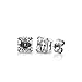 Sterling Silver 925 6mm Asscher Cubic Zirconia CZ title=