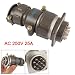Unshielded Type 12 Pins Aviation Circular Connector Plug P32
