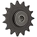 Martin Roller Chain Sprocket, Idler, Type C Hub, Single Strand, 50 Chain Size, 0.625" Pitch, 15 Teeth, 0.5" Bore Dia., 3.22" OD, 1.5" Hub Dia., 0.284" Width