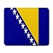 Bosnia and Herzegovina Flag Mouse Pad
