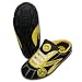BVB Clogs / SlipperModell: OPEN ONETextil-Synthetik-Kombinationherausnehmbare Textildecksohle mit 
D�mpfungselementSchn�rungLasche mit Klettverschlu� dar�berGummilaufsohle mit NoppenBVB-Logo seitlich 
und auf der LascheDIE SCHUHE FALLEN CA. 1 NUMMER KLEINER AUS!