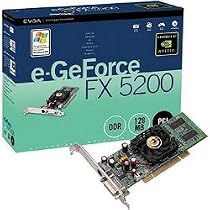 eVGA e-GeForce FX 5200 128 MB GPU