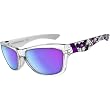 Oakley Jupiter Men's Limited Editions Sports Wear Sunglasses/Eyewear - Polished Clear/Violet Iridium