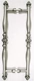 Top Knobs, Door Pulls - M812-12 pair, Back to Back Passage Door Pull in Antique Pewter