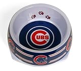 Chicago Cubs Official MLB Dog Bowl - Size Small