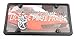 Premium Slim Style Stainless Steel License Plate Frame (4 Holes, Black UV Resistant Matte Finish)