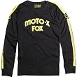 Fox Racing Hall of Fame Knit Youth Boys Long-Sleeve Casual Wear Shirt - Black