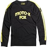 Fox Racing Hall of Fame Knit Youth Boys Long-Sleeve Casual Wear Shirt - Black / Medium