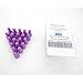 Purple Halma Game Pawns 24mm x 13mm (15/16in x 1/2in) Pack of 20 Wondertrail