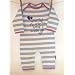 Party at my crib 2am bring a bottle' baby blue/white 0-6 months striped romper sleepsuit
