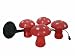 Smart Solar/Smart Solar 3751MRM4 Chameleon Toadstools Solar Light Set. 4 pack. Color Changing