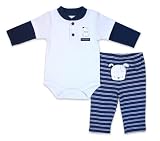 Best Price Rene Rofe Baby-boys Newborn Stripe Puppy Set, Navy/Stripe, Large
