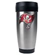 Tampa Bay Buccaneers NFL 16oz Stainless Steel Travel Tumbler - Primary Logo by Great American Products