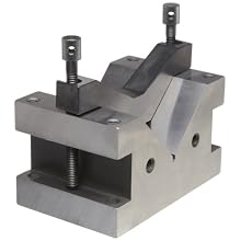 Starrett 578 Hardened Steel V-Block And Clamp For Larger Capacity Work