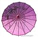 Asian Parasol Chinese Japanese Nylon Umbrella Parasol for Photography Cosplay Costumes Wedding Party Home Decoration Adult Size, 32 inch, Purple
