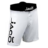 UPC 845845000156 product image for Jaco Resurgence MMA Men's Fight Shorts, 30, WH | upcitemdb.com