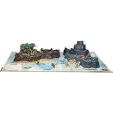 Giochi Preziosi - 7323 - Gormiti - Figurine Accessoire - Playset Ile de Gorm avec 3 Figurines exclusives