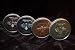 Honey House Bee Bar Natural Solid Lotion Bar 2 Oz - New in Gold & Silver Embossed Tin Case - Assortment of 4 Bars