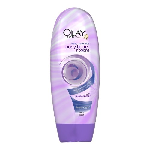 Olay Ribbons Body Wash plus Body Butter Ribbons, 18-Ounce Bottles (Pack of 3)