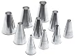 Ateco 10-Piece Plain Pastry Tip Set in Tube